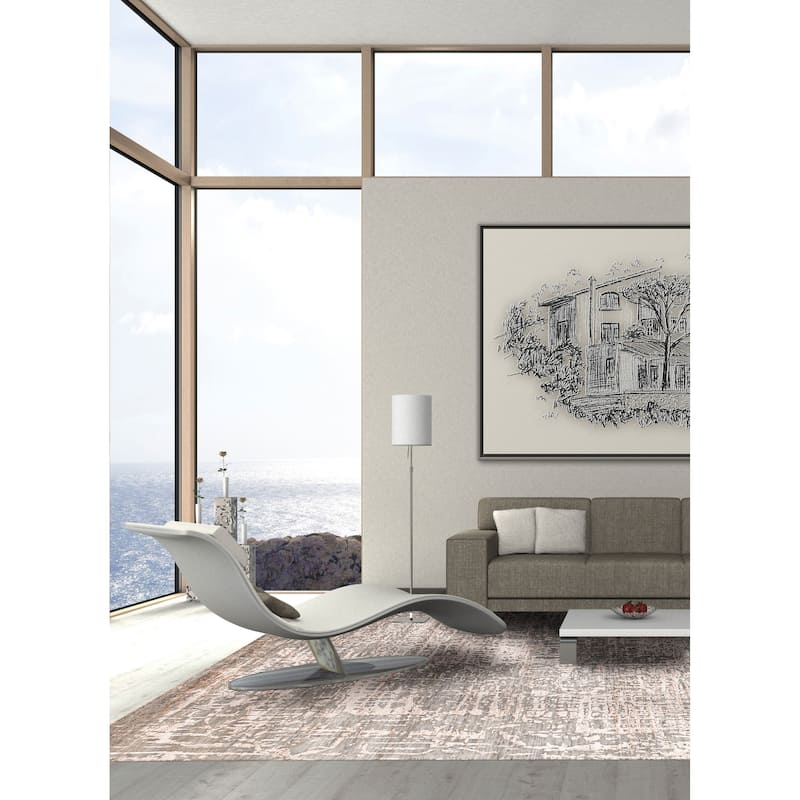 ECARPETGALLERY Hand-knotted Legacy Sage, Tan Silk, Wool Rug - 8'9 x 12'1