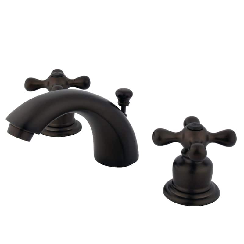 Kingston Brass Victorian Mini-Widespread Bathroom Faucet with Pop-Up - Oil Rubbed Bronze