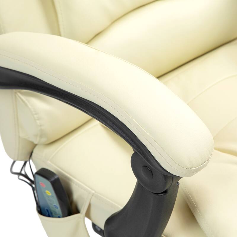 Vinsetto 7-Point Massage Office Chair High Back Executive Recliner - N/A