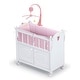 preview thumbnail 15 of 17, Badger Basket Cabinet Doll Crib with Bedding and Personalization Kit