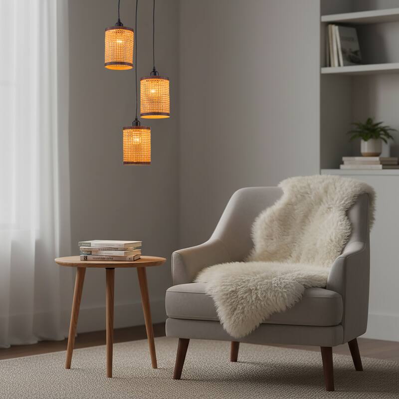 Maris 3-Light Semi Flush Multi Pendant Light - 59 in. Adjustable