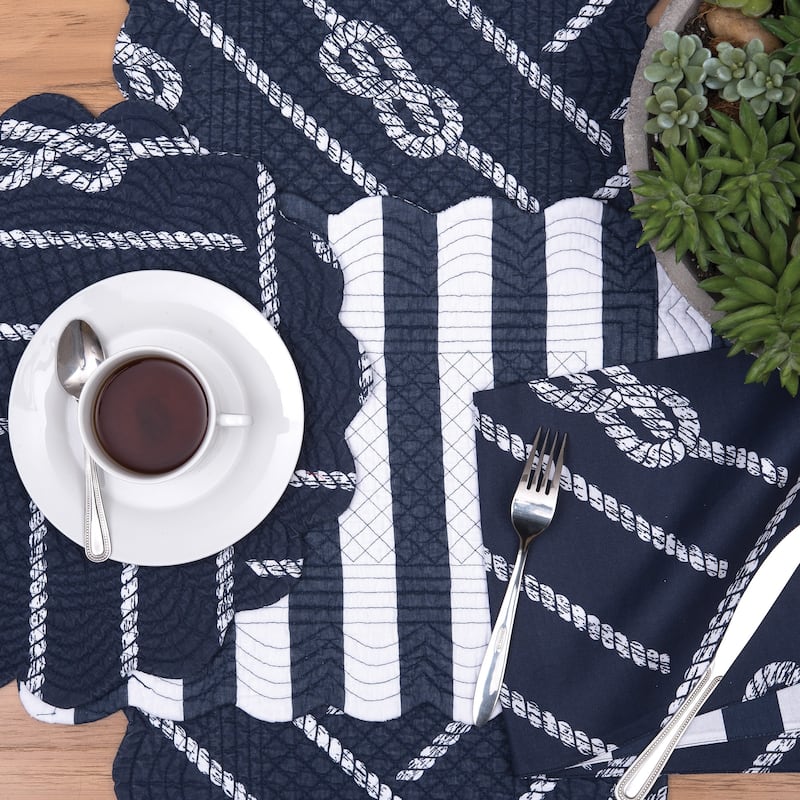 Oliver Cotton Reversible Napkin Set of 6 - Set of 6