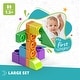 preview thumbnail 2 of 3, Engino: Qboidz Baby - My First Steps - Large - 72pc Brick Set, Dual-Dimension