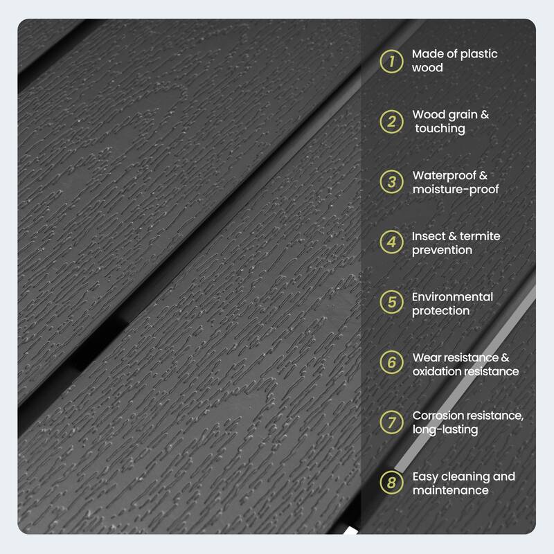 7/9/11-Piece Outdoor Dining Set Aluminum Dining Table with Umbrella Hole and Stackable Chairs