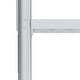 preview thumbnail 12 of 41, Metal Twin over Twin Bunk Bed with Trundle and Guardrail, Silver