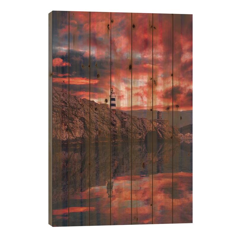 Mallorca, Soller Print On Wood by Hobopeeba - Multi-Color - 40x26x1.5