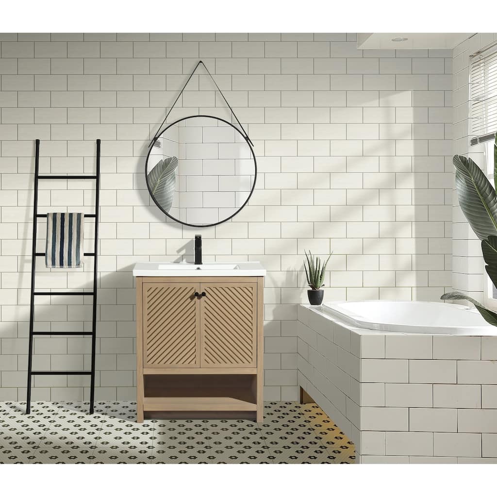 Ari Bath Selena 30" Bathroom Vanity Oak