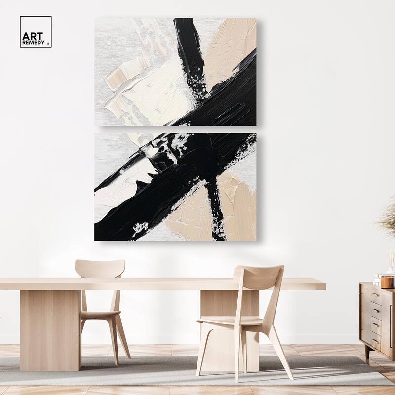 Graphic Impact II Canvas Set of 2 by Art Remedy, Gallery Wrapped