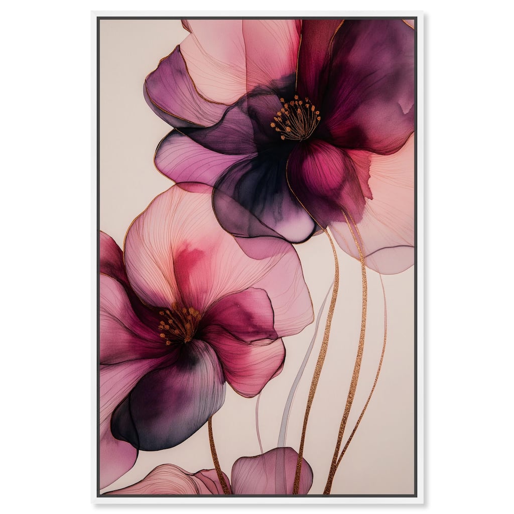 Velvet Verse III Canvas by Art Remedy