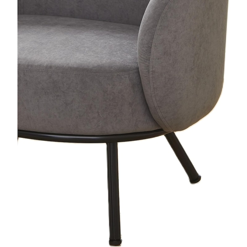 Luxury and Elegance Modern Channel Chair with Velvet Fabric Material Dense Foam and Heavy Webbing