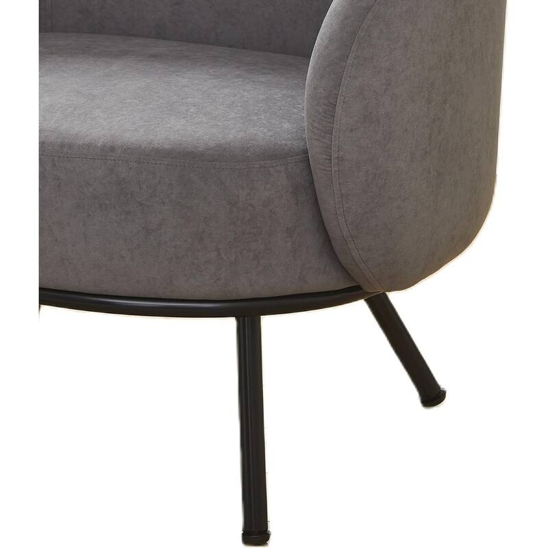 US Pride Furniture Luxury and Elegance Modern Channel Chair with Velvet Fabric Material Dense Foam and Heavy Webbing