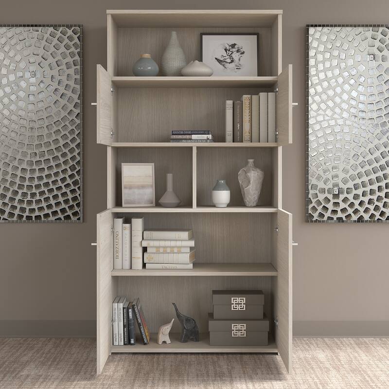Office 500 5-shelf 4-door Bookcase by Bush Business Furniture