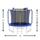 preview thumbnail 14 of 12, 10ft Blue Round Outdoor Trampoline with Enclosure Net and Basketball Hoop