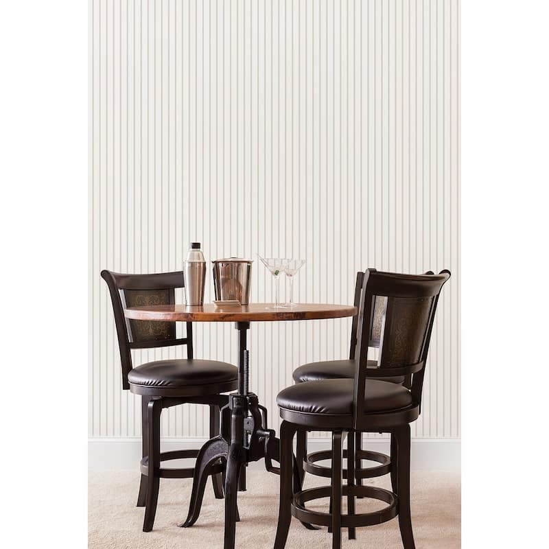 Galerie Wallcoverings Just Kitchens Napkin Stripe Vinyl on Non-woven Matte Wallpaper Roll