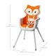 preview thumbnail 6 of 18, 4-in-1 Convertible High Chair, Fox-Theme, Space-Saving Design, Booster and Toddler Chair for Infants & Toddlers 3M-36M