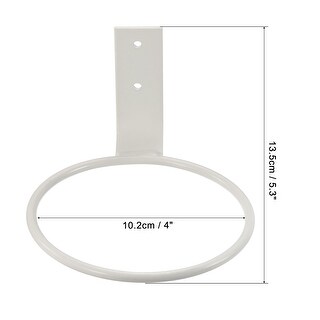 Flower Pot Holders, Ring Wall Mounted Plant Stand Rack for Home - White