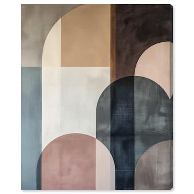 Art Remedy Lost In Transformation Gallery Wrapped Abstract Shapes 1 Piece Canvas Wall Art