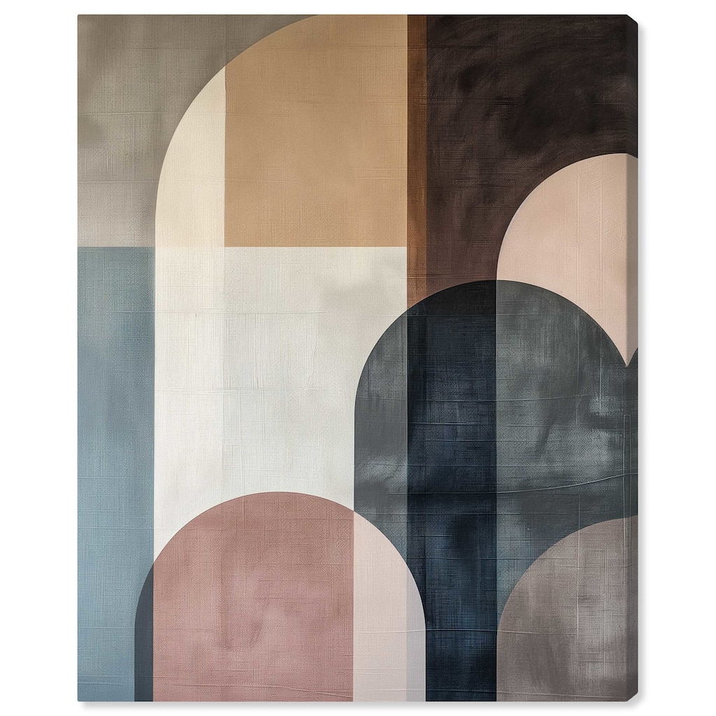 Art Remedy Lost In Transformation Gallery Wrapped Abstract Shapes 1 Piece Canvas Wall Art