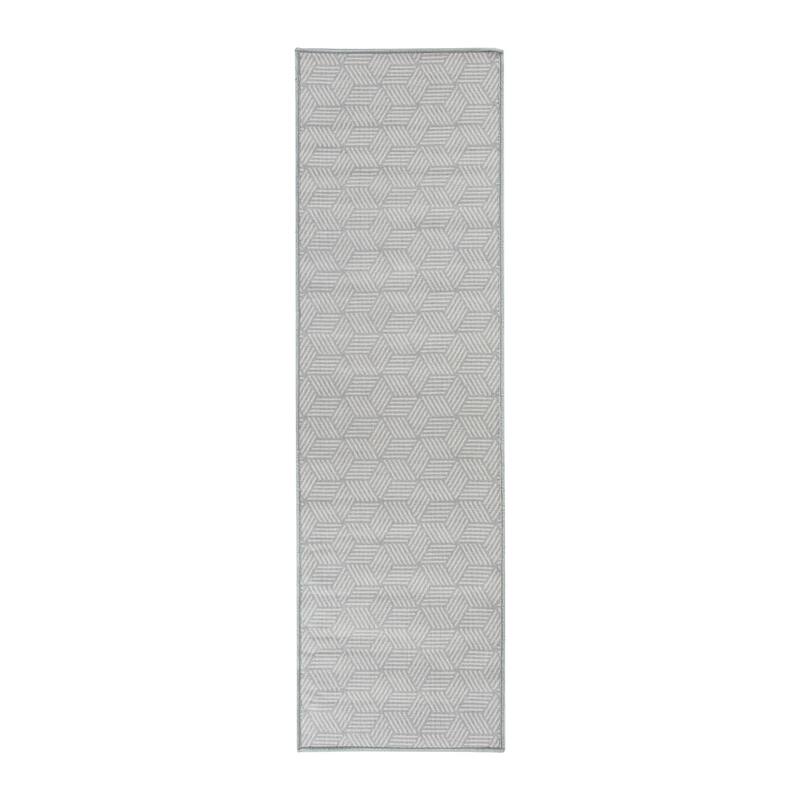 Contemporary Geometric Cubes Indoor/Outdoor Area Rug