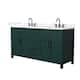 Option Green / White Quartz Top / Matte Black Hardware