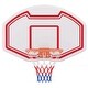preview thumbnail 11 of 9, Costway Large Wall Mounted Basketball Hoop with 36" x 24" - See Details