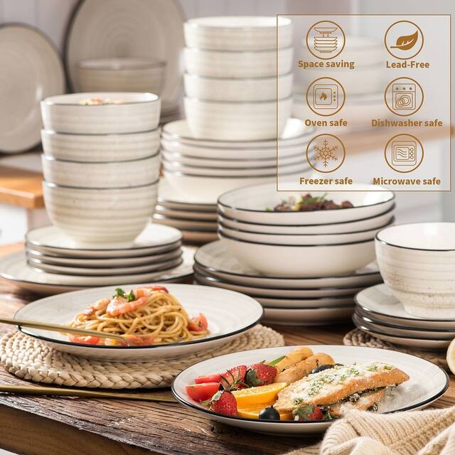 vancasso Bonbon 24-Piece Dinnerware Set (Service for 6)