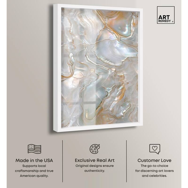 Fluid Preciousness IV Shadowbox by Art Remedy