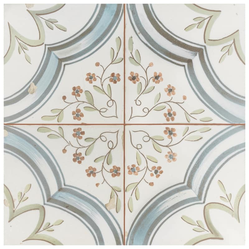 Merola Tile Kings Original Nijar 17-5/8" x 17-5/8" Ceramic Floor and Wall Tile