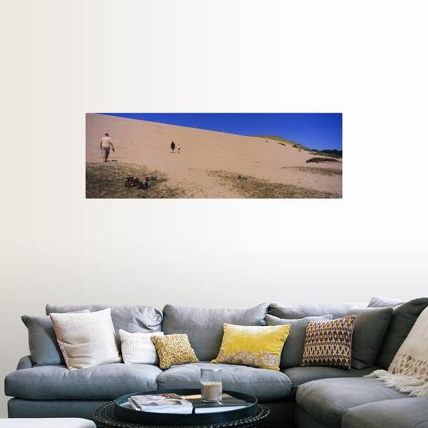 Shop Tourists Climbing A Sand Dune Sleeping Bear Dunes National