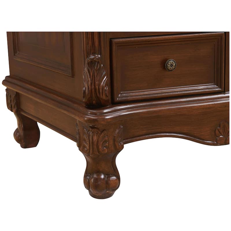 Elegant Lighting VF-1039-VW Bordeaux 48" Free Standing Single Basin
