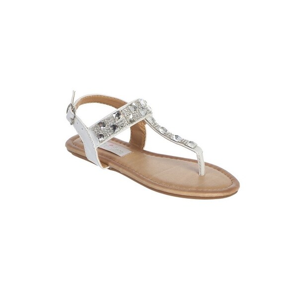 white rhinestone sandals