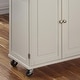 preview thumbnail 21 of 26, Dolly Madison Kitchen Cart with Stainless Steel Top by Homestyles