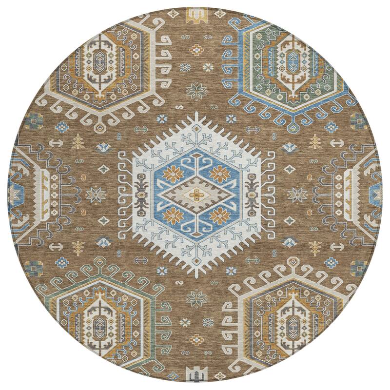 Machine Washable Indoor/ Outdoor Global Akron Chantille Rug