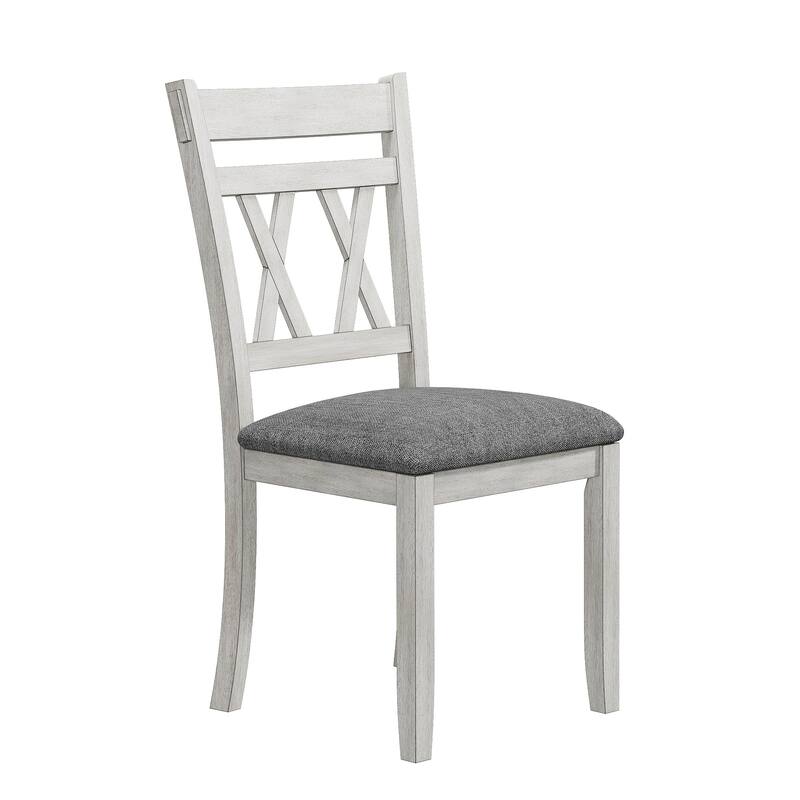 Javlergo Dining Table Set with Bench, Solid Wood Rectangular Extendable Dining Table and Chairs Set for 6-8