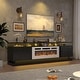 preview thumbnail 74 of 97, 70"/80" Modern Fireplace TV Stand with 36" Electric Fireplace