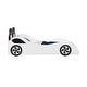 preview thumbnail 11 of 12, Fun Red Twin Size Platform Bed, Car Bed with LED Lights, Upholstered Headboard, and Automotive, for Kids' Bedroom