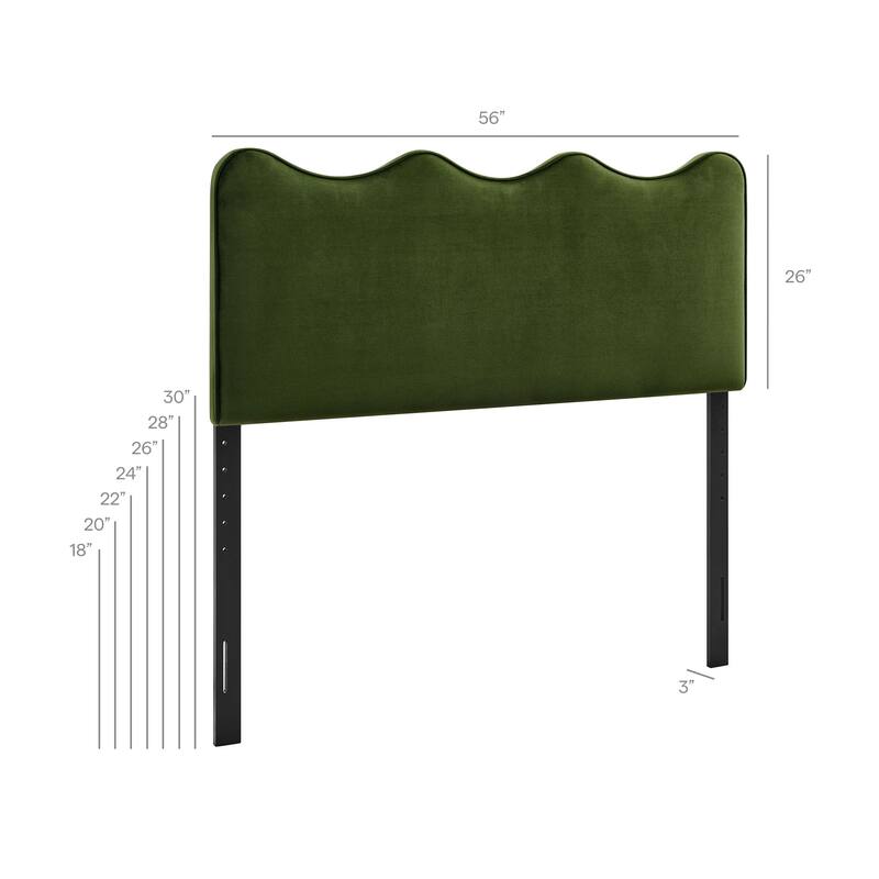 Athena Stain-Resistant Performance Velvet Headboard