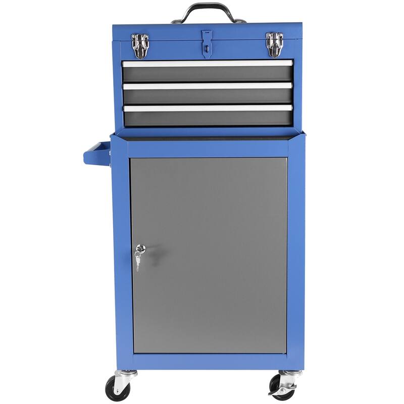 Rolling Garage Workshop Tool Organizer,Detachable 3 Drawer Tool Chest