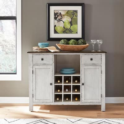 Carolina Crossing Antique Honey White Server