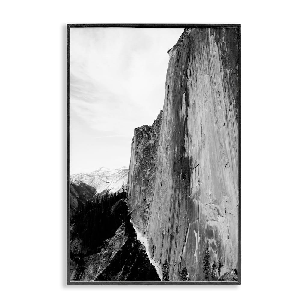 Stupell Tall Natural Cliff at Yosemite Framed Giclee Art Design By Gemma Bardot