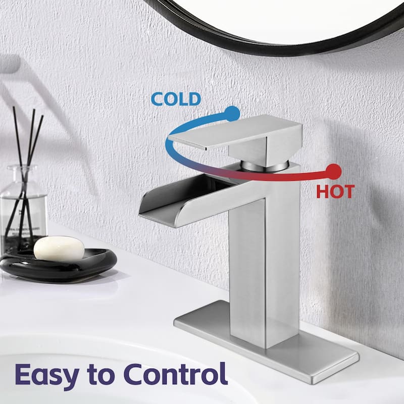 Waterfall Bathroom Single Handle Faucet