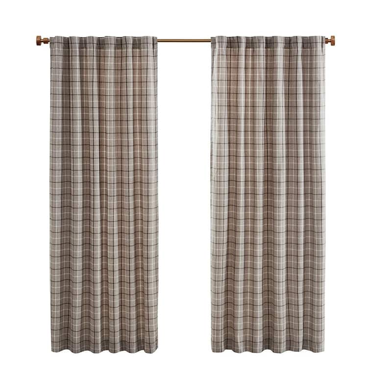 Rod Pocket and Back Tab Curtain Panel