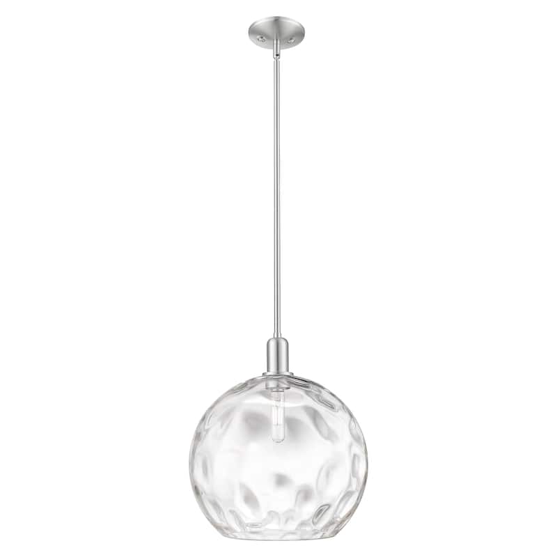 Innovations Lighting Endless Possibilities Arcadia - Athens Water Glass - 1 Light 13" Stem Hung Mini Pendant