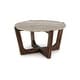 preview thumbnail 2 of 4, Signature Design by Ashley Tanidore Brown/Gray Round Cocktail Table - 36" W x 36" D x 18.5" H