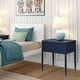 preview thumbnail 14 of 26, Max and Lily Harbor 1 Drawer Nightstand Blue