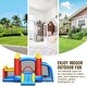 preview thumbnail 6 of 8, Gymax Kid Inflatable Bounce House Slide Jumping Castle w/Soccer Goal