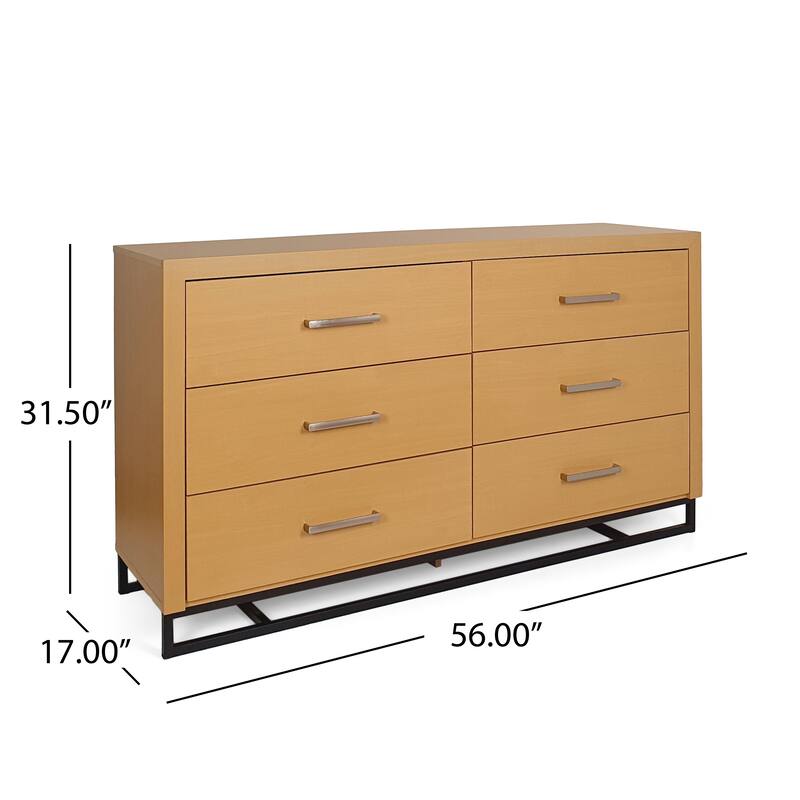 Beeson 6 Drawer Double Dresser by Christopher Knight Home