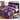 dotted damask bedding comforter set, purple