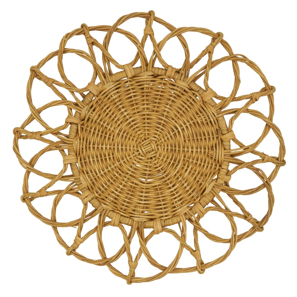 Twisted Rattan Design Table Placemats (Set of 4)