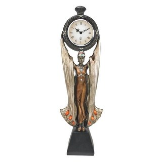 Design Toscano Fortune's Muse Sculptural Clock